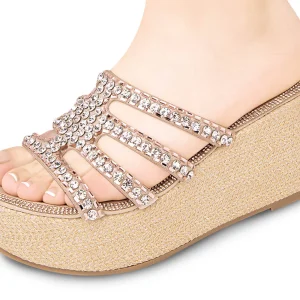 Sandalia Casual Calzado Dama Playa Azul 4047