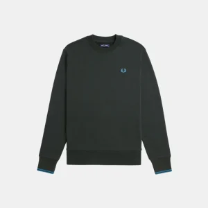 Fred Perry Crew Neck Sweatshirt Nightgreen