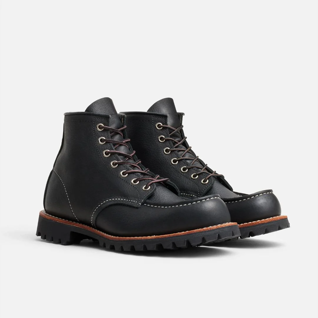 Red Wing Shoes 2949 Roughneck Moc Toe Black Oil Slick - Imagen 3