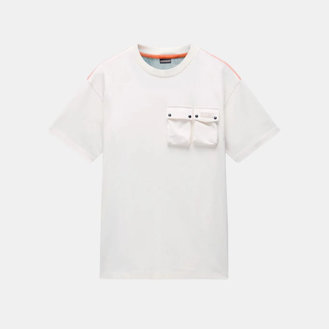 Napapijri Rivalto T-Shirt White Whisper - Imagen 2