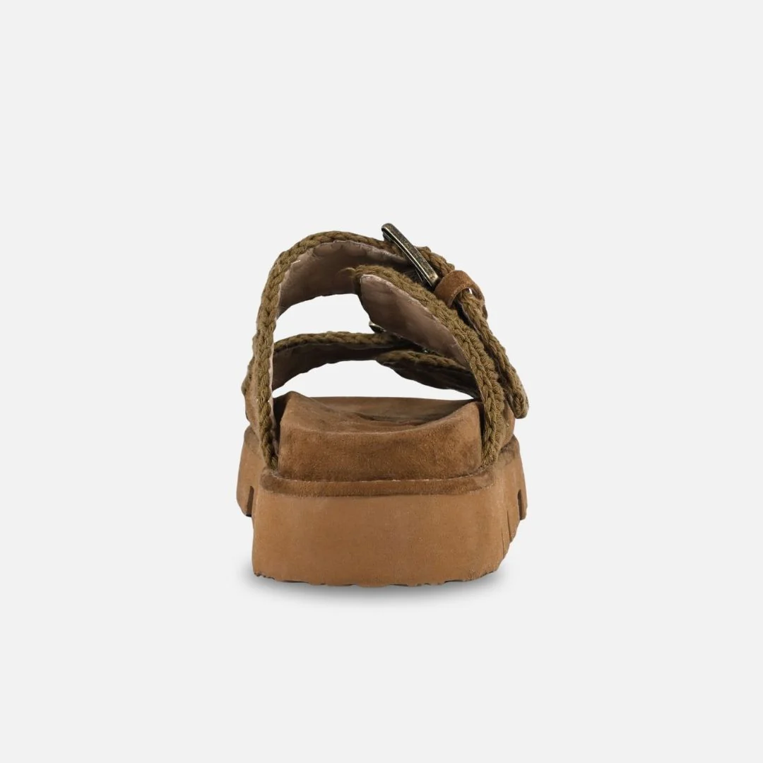 Mou Bio Sandal Two Bukless All Monochrome Nut Brown - Imagen 6