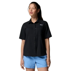 Camisa manga corta para Mujer Columbia PFG Castback Woven Short Sleeve