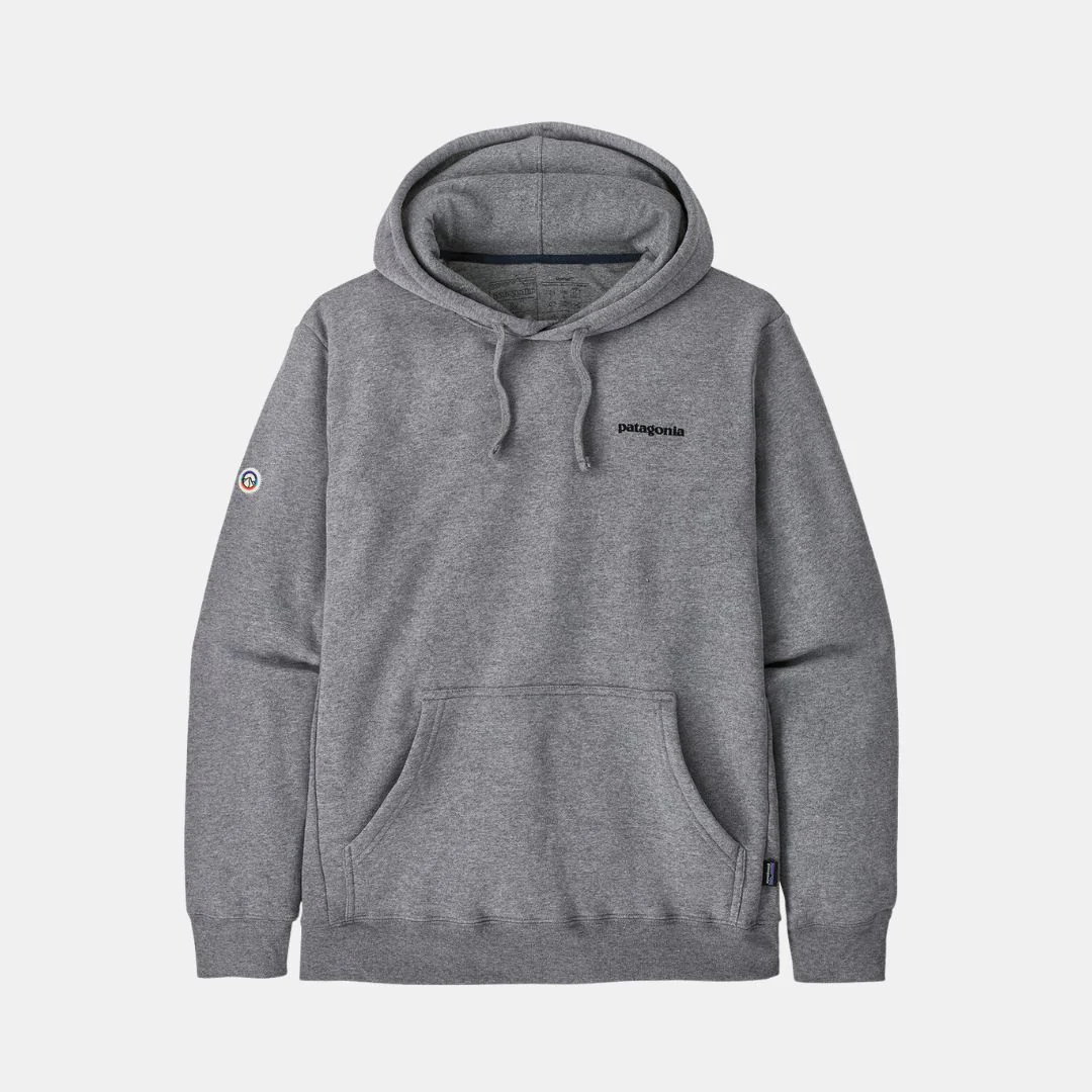 Patagonia Fitz Roy Icon Uprisal Hoody Gravel Heather