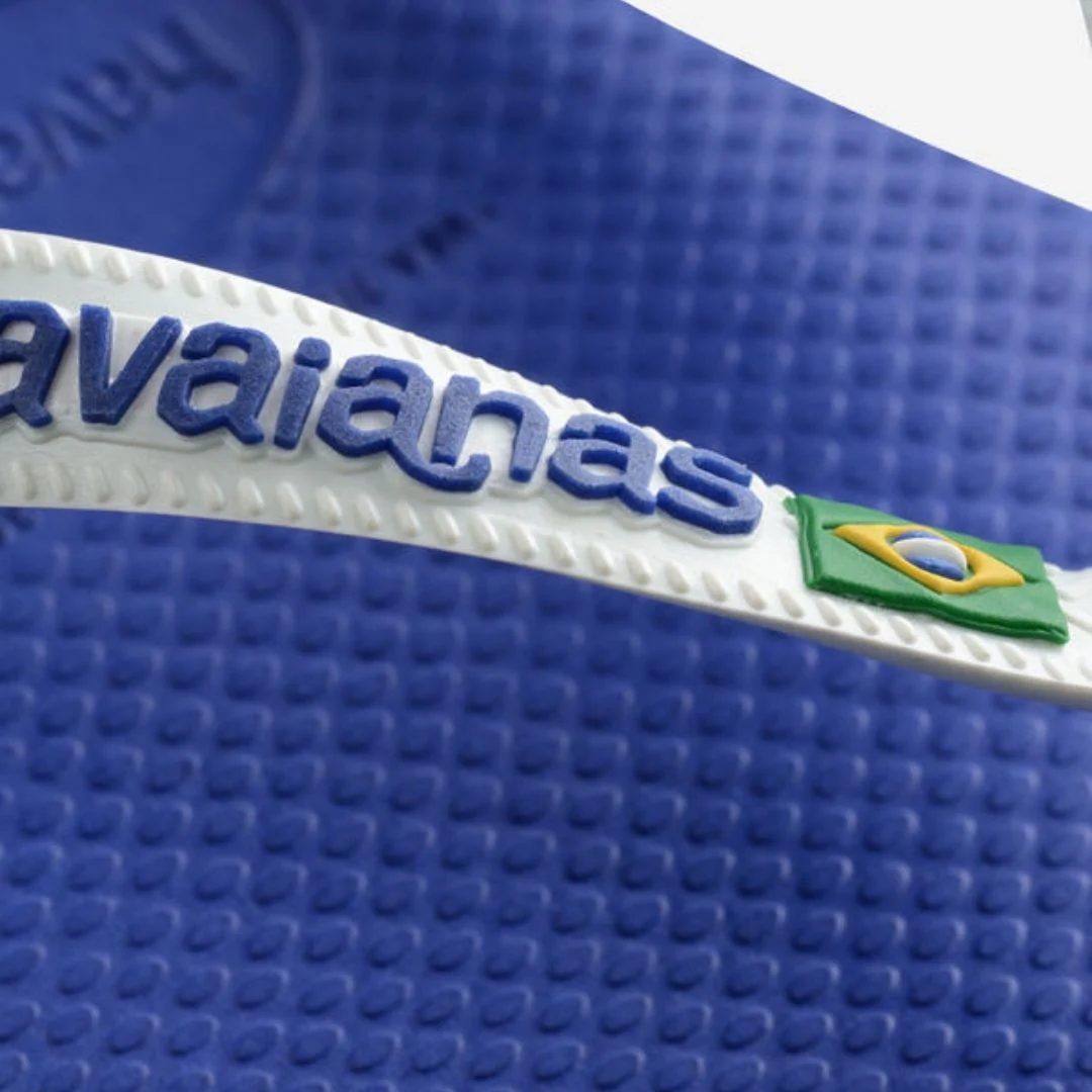 Havaianas Brasil Logo Men's Marine Blue - Imagen 5