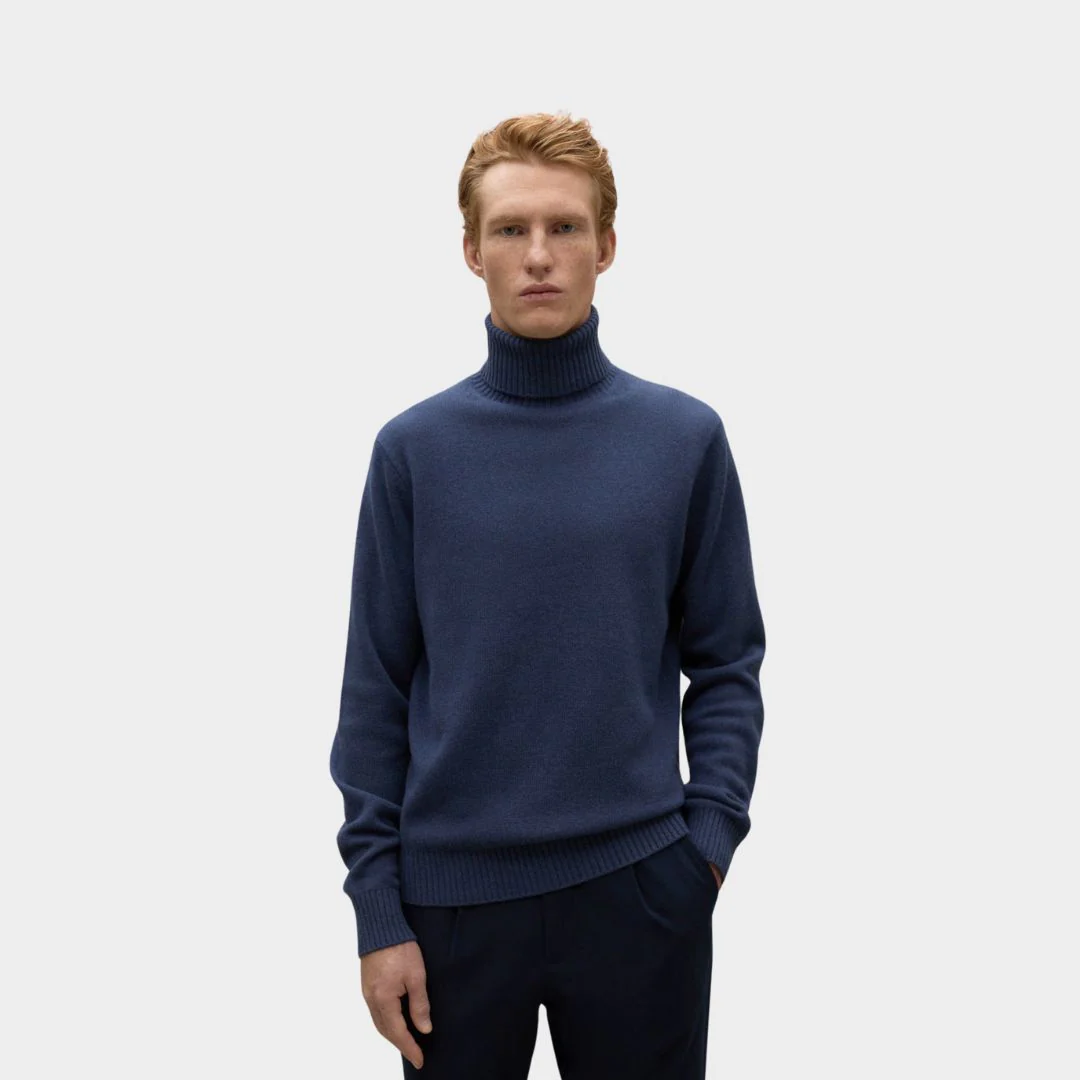 Ecoalf Brun Jersey Blue Indigo - Imagen 3