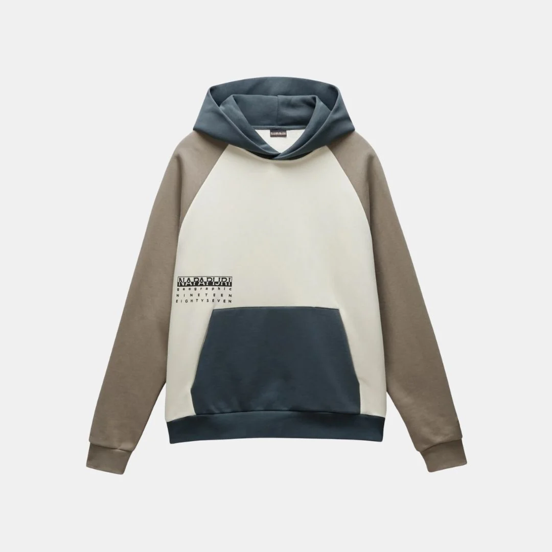 Napapijri Premium Hoodie Beige - Imagen 2