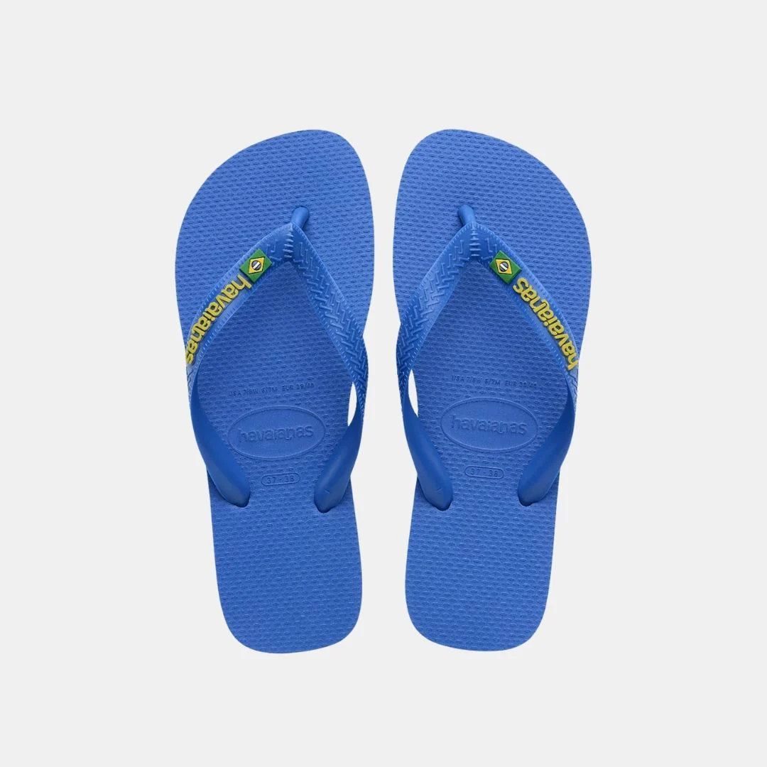 Havaianas Brasil Logo Neon Men's Star Blue - Imagen 2
