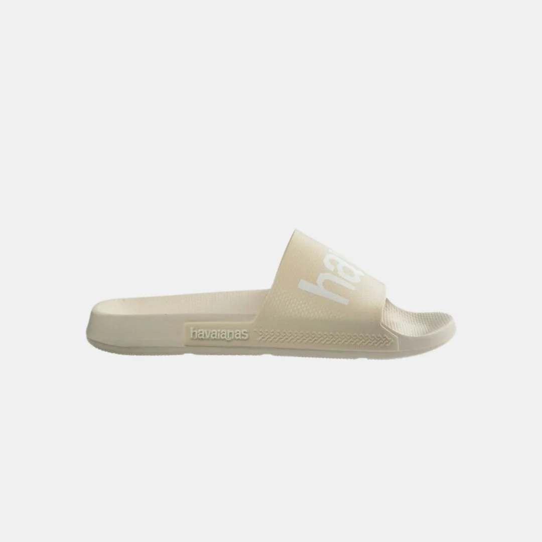 Havaianas Slide Classic Logomania Women's Beige - Imagen 4
