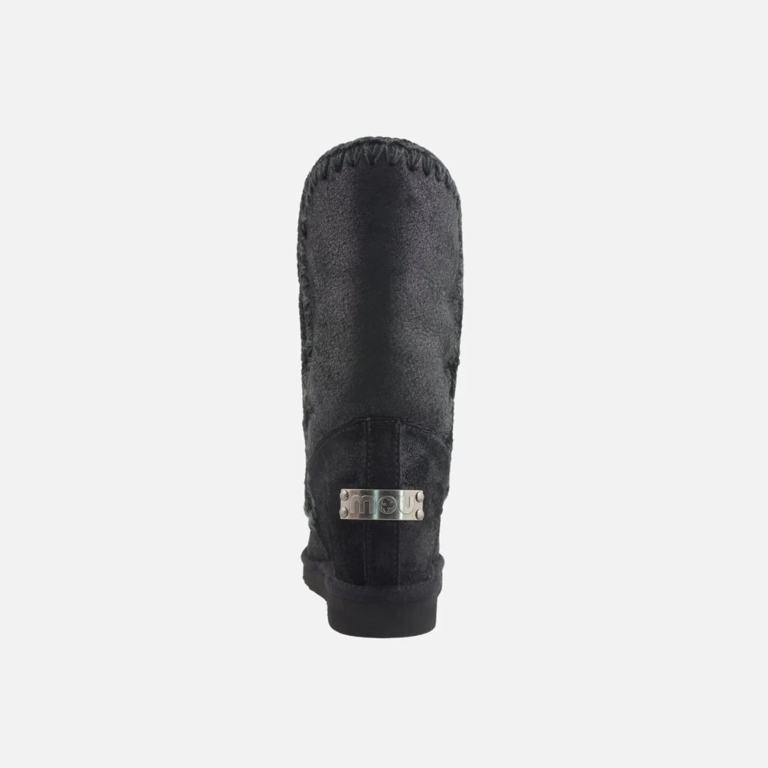 Mou Eskimo Inner Wedge Tall Cracked Black - Imagen 6