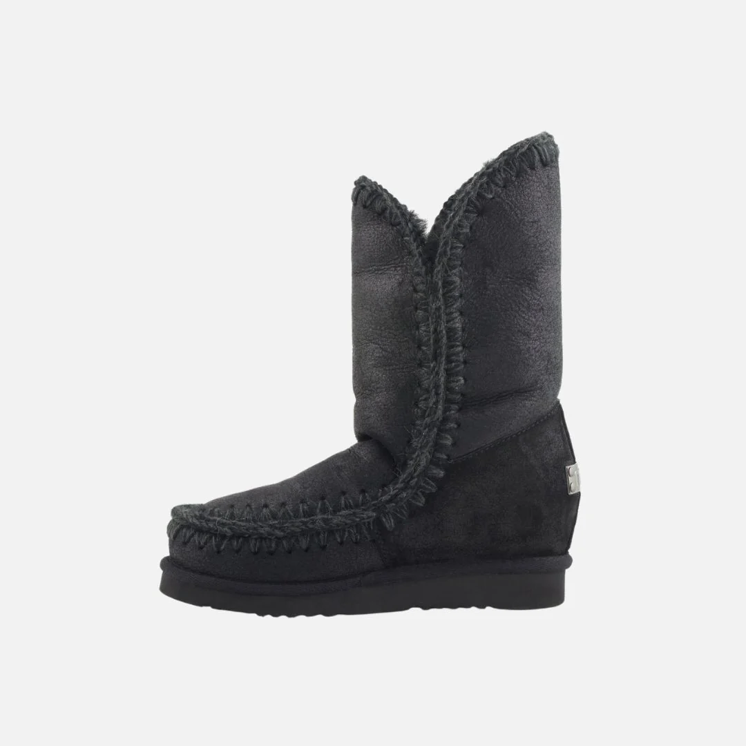 Mou Eskimo Inner Wedge Tall Cracked Black - Imagen 3