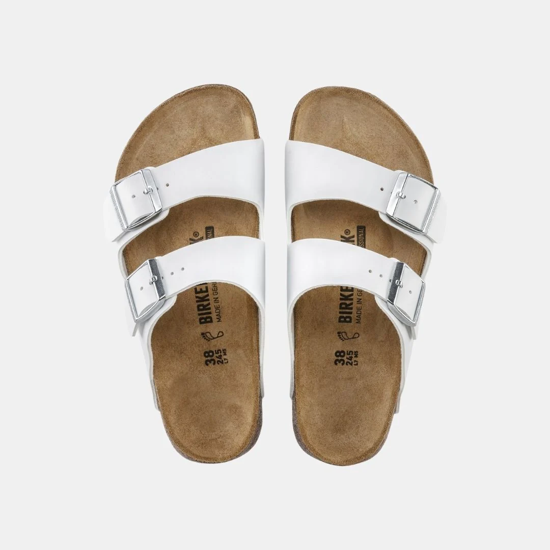 Birkenstock Arizona Birko Flor Women's White - Imagen 4