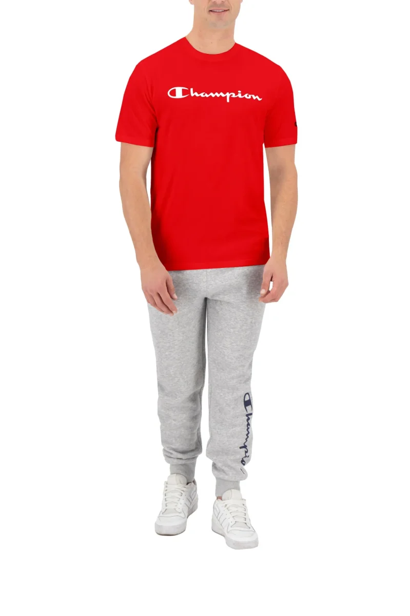 Playera Champion Script para Hombre