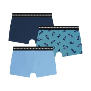 Pack de 3 bóxers para niño de algodón elástico con motivos Streetwear EcoDim Mode