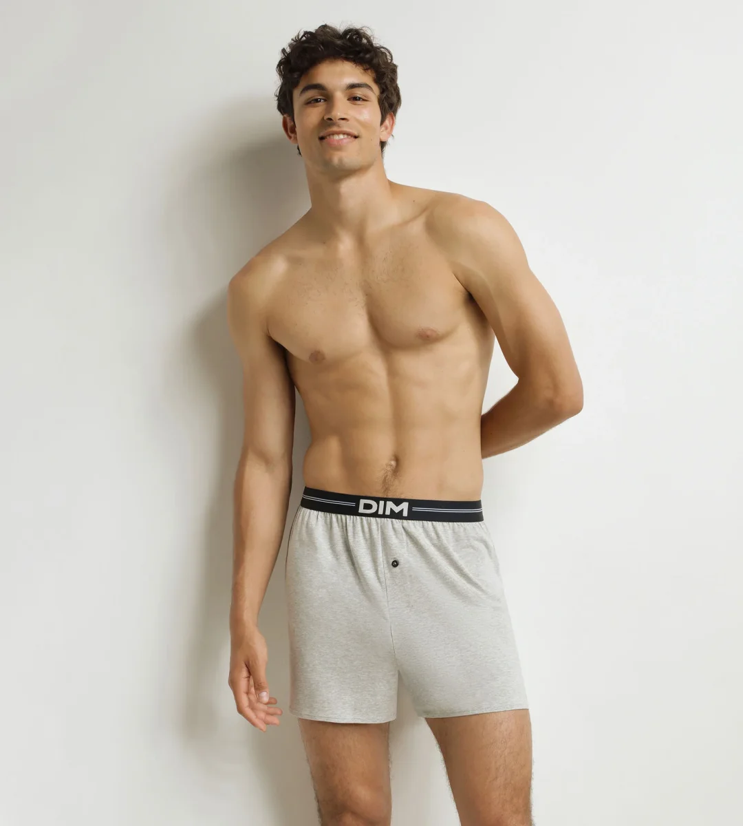 Calzoncillos bóxer de hombre Dim Icons Heather Grey - Imagen 2