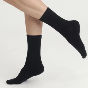 Pack de 2 pares de calcetines Thermo Fleece negros de mujer