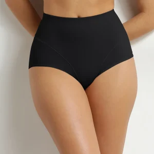 Braguitas moldeadoras de microfibra negra Dim Silhouette Contour