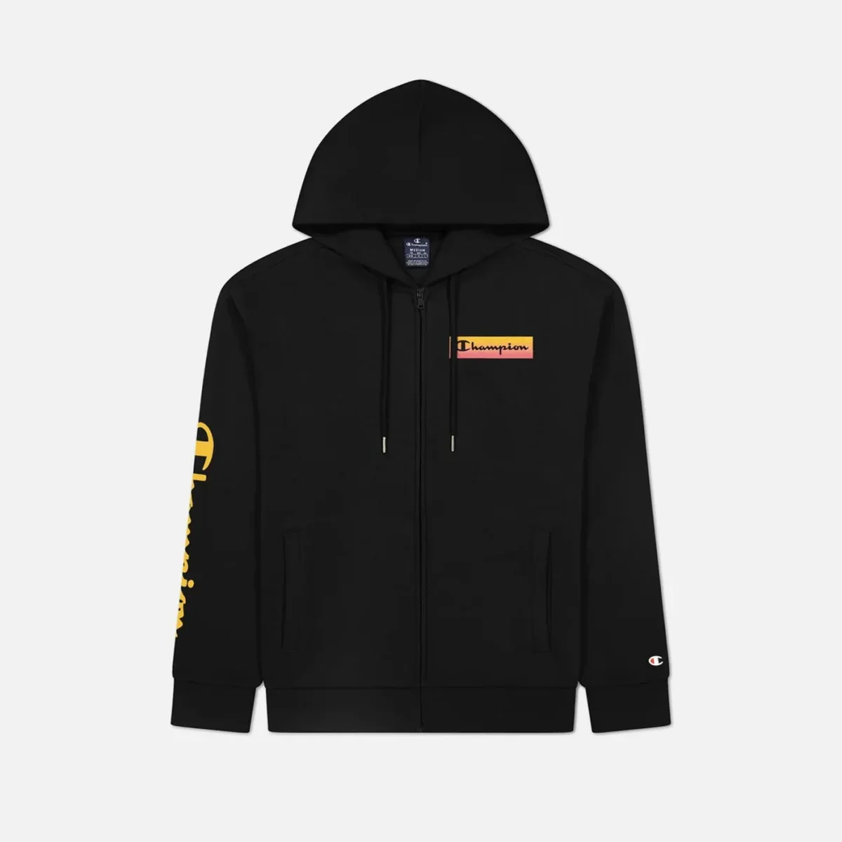 Champion Hoodie Full Zip Sweatshirt 217966 Black - Imagen 2