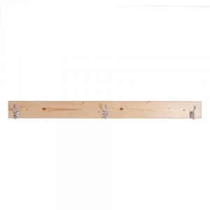 Softee Perchero de Madera Perchas Metalicas