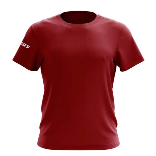 Camiseta Zeus BASIC SS Manga Corta Granate