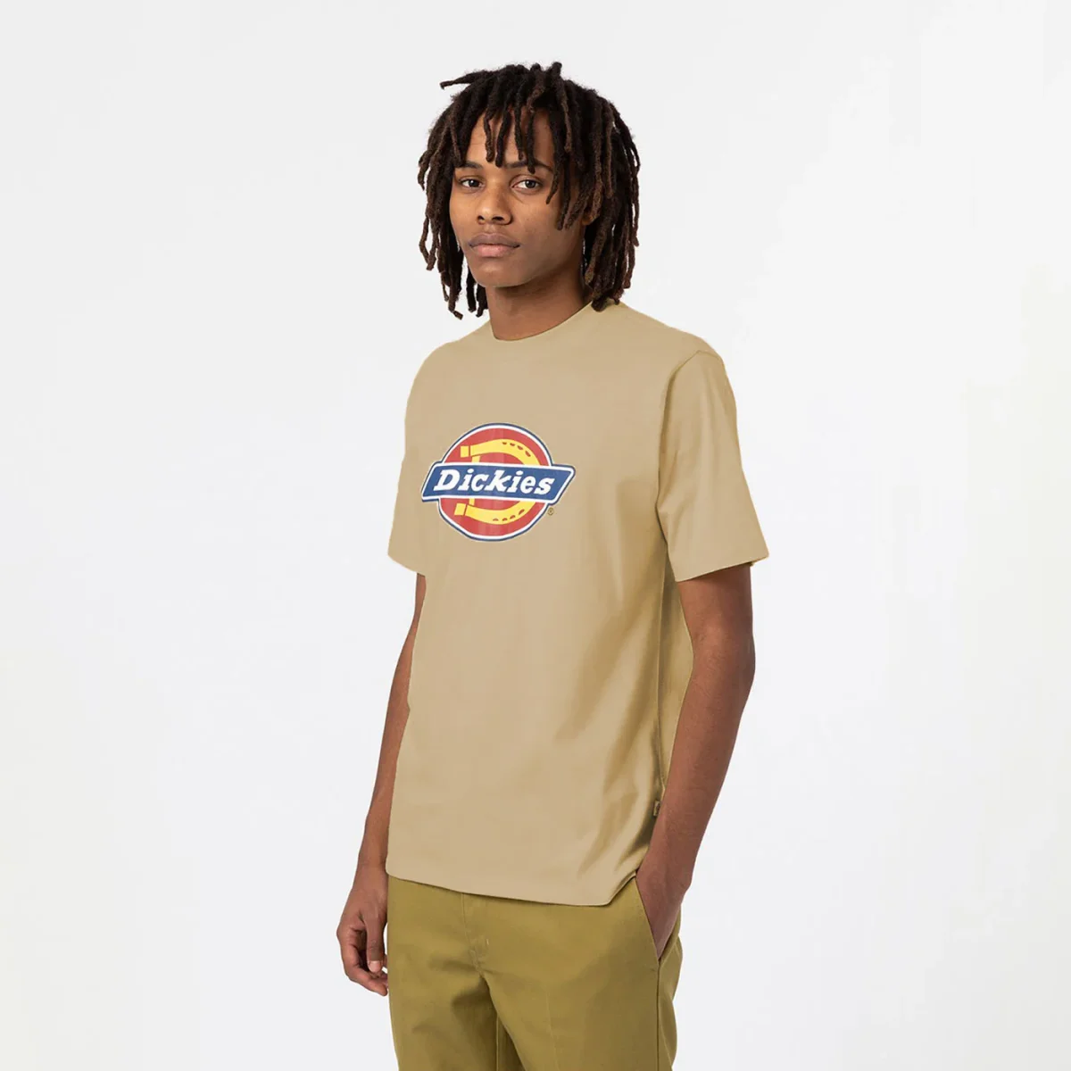 Dickies T-Shirt Icon Logo Graphic Desert Sand - Imagen 3